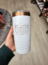 Load image into Gallery viewer, Engraved Local Upper Sandusky Tumbler - Stainless Steel 20 Oz
