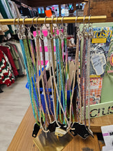 Load image into Gallery viewer, Glitzy Bling Lanyard  Keychain - Various
