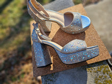 Load image into Gallery viewer, Corkys Ambition Platform Heel in Clear Rhinestone

