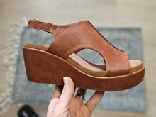 Load image into Gallery viewer, Corkys Carley Wedge in Full Tobacco with Corkys Comfort Insole
