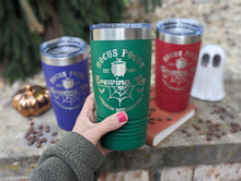 Load image into Gallery viewer, 20 oz Hocus Pocus Brewing Co. Premium Witches Brew Tumbler

