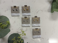 Load image into Gallery viewer, Concepts Classic Studs - Nature - 24kt Gold + Surgical Stainless Steel
