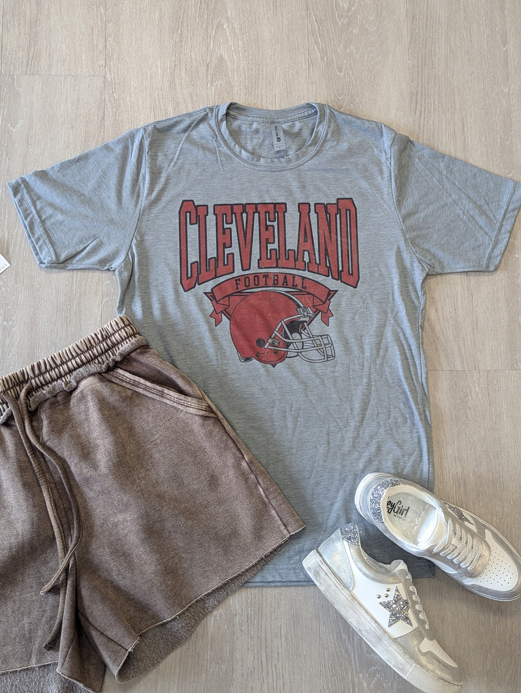 Vintage Cleveland Tee in Gray