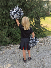 Load image into Gallery viewer, Orange + Black YOUTH Cheer Skirt - High Quality

