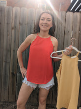 Load image into Gallery viewer, Solid Scallop Halter Tank Top
