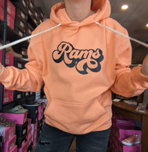 Load image into Gallery viewer, Cantaloupe Orange Retro Rams Hoodie - Adult
