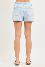 Load image into Gallery viewer, Risen Elastic Drawstring Slouch Shorts in Light Wash - Plus + Reg
