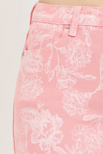 Load image into Gallery viewer, Risen High Rise Floral Shorts in Pink Punch
