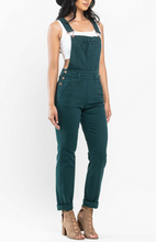 Load image into Gallery viewer, Judy Blue Double Cuffed Boyfriend Overall - Various Colors
