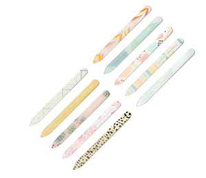 Lemon Lavender Glass Nail File - Various Designs