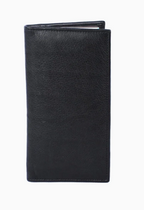 Roma Leather RFID Cowhide Leather Checkbook Wallet  - Various