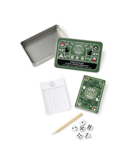 Bunk House Field Day Camp Cards & Dice Set