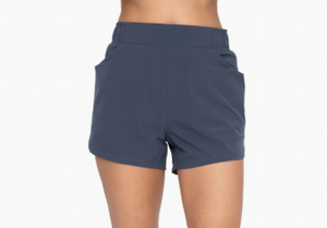 Lightweight Curved Hem Athleisure Short- Various