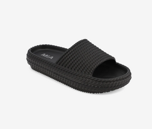 MIA Luvly EVA Slide on Sandal - Black