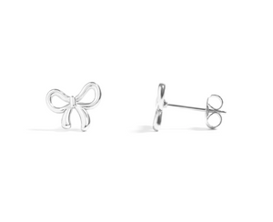 18K Gold PVD Stainless Steel Bow Earring - Various