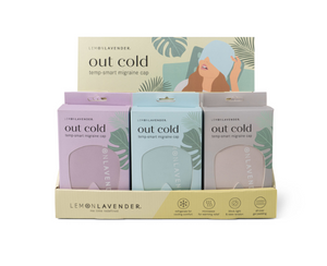 Lemon Lavender Out Cold Temp-Smart Migraine/Hangover Cap  - Various