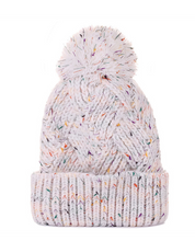 Load image into Gallery viewer, Multicolor Speckled Pom Beanie - Various
