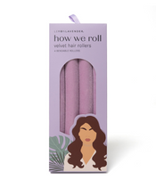 Load image into Gallery viewer, Lemon Lavender How We Roll Velvet Hair Rollers - Various
