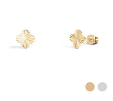 Load image into Gallery viewer, 18K Gold PVD Stainless Steel  Clover Stud Earring - Various
