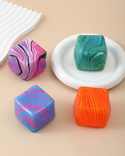Load image into Gallery viewer, Viral Marble Cube Stress Fidget - Various Colors
