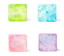 Load image into Gallery viewer, Viral Glitter Sugar Cube Squish Stress Fidget - Various Colors
