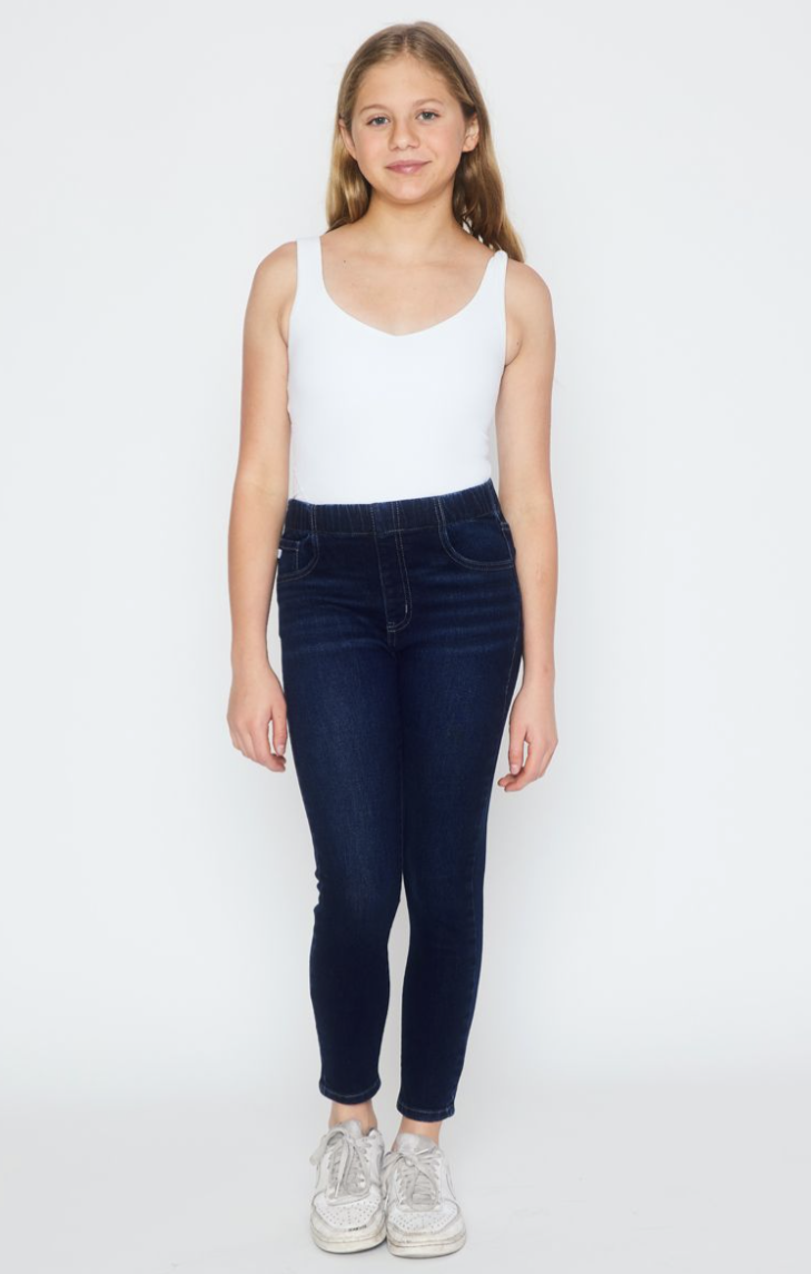 KanCan GIRLS High Rise Pull On Ankle Skinny Jean
