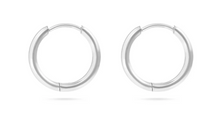 Load image into Gallery viewer, Classic Huggie Hoop Earring - Gold + Silver - Various Sizes
