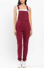 Load image into Gallery viewer, Judy Blue Double Cuffed Boyfriend Overall - Various Colors
