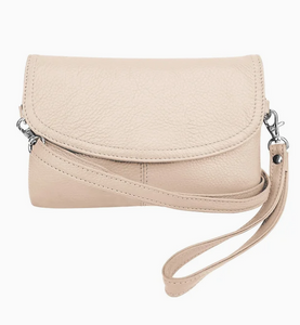 Roma Leather Cowhide Leather Crossbody Clutch Bag  - Various