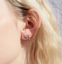 Load image into Gallery viewer, 18K Gold PVD Stainless Steel Bow Earring - Various
