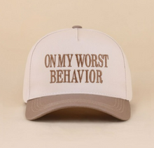 Load image into Gallery viewer, Punny Embroidered Hats - Various
