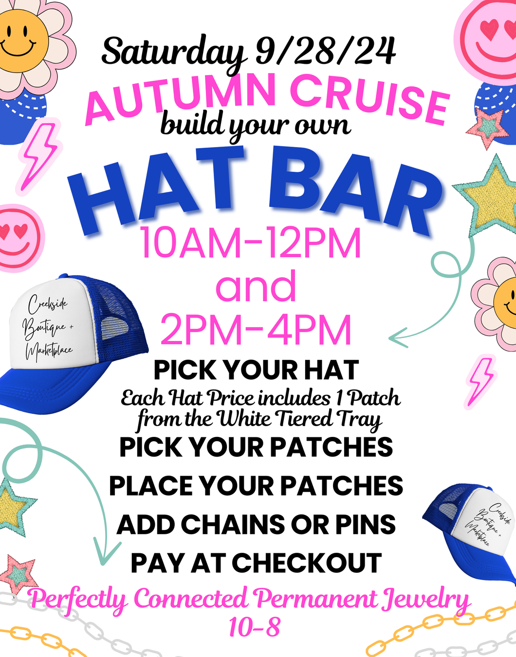 Build Your Own Hat Bar - In-Store Only