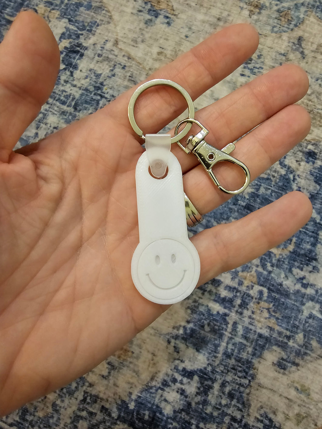 3D Printed Cart Quarter Keychain