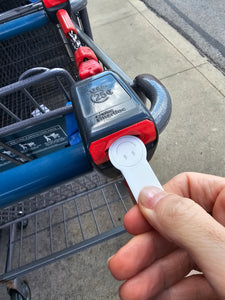 3D Printed Cart Quarter Keychain