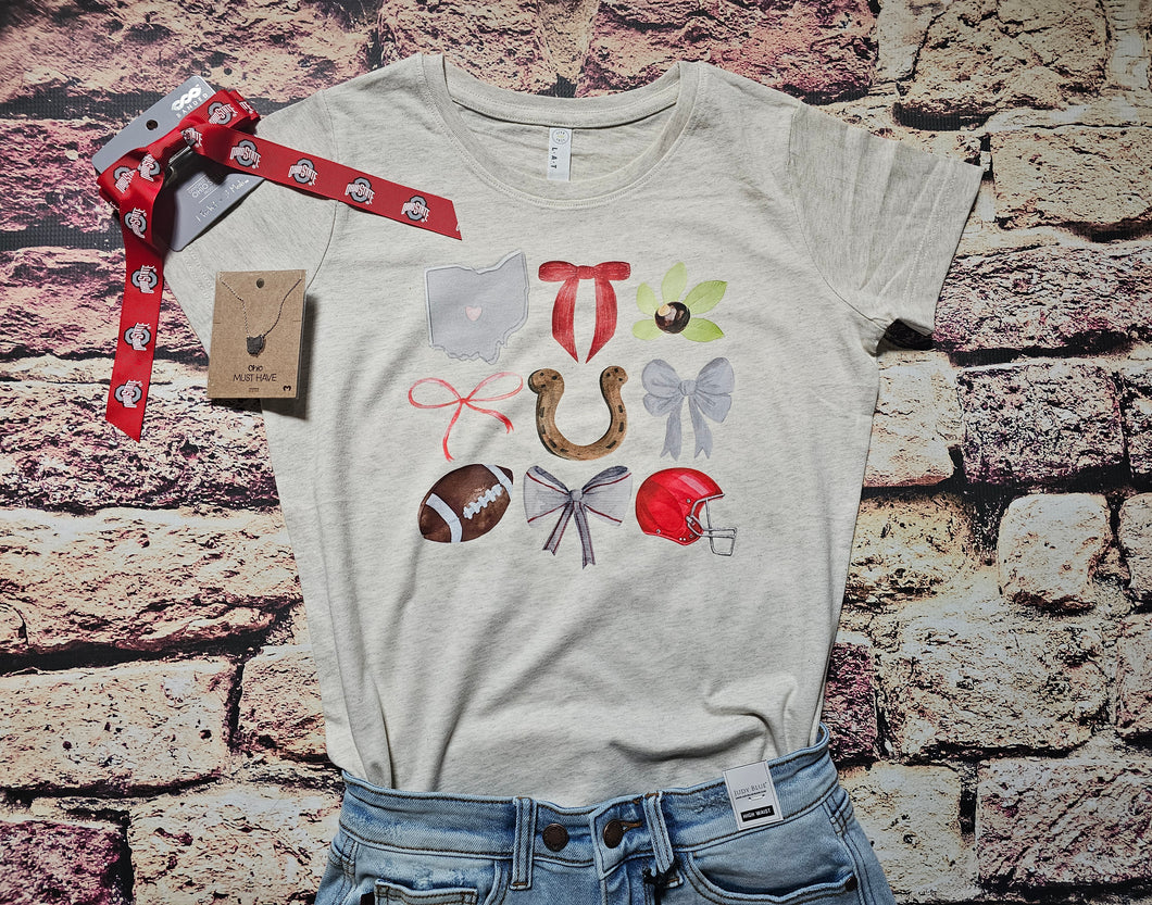 Ohio Game Day LADIES fit Tee