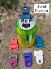 Load image into Gallery viewer, 3D Printed Pop Top Easy Open Can Opener &amp; Drink Cover- Various Colors - Handheld or Keychain
