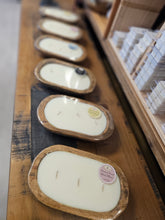 Load image into Gallery viewer, Three Wick Petite Wood Bowl Candle - 9 inch - Various Scents
