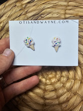 Load image into Gallery viewer, Rainbow Multicolor Dangles + Studs - Various
