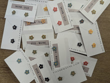 Load image into Gallery viewer, Small Floral Stud Babes - Various Colorways
