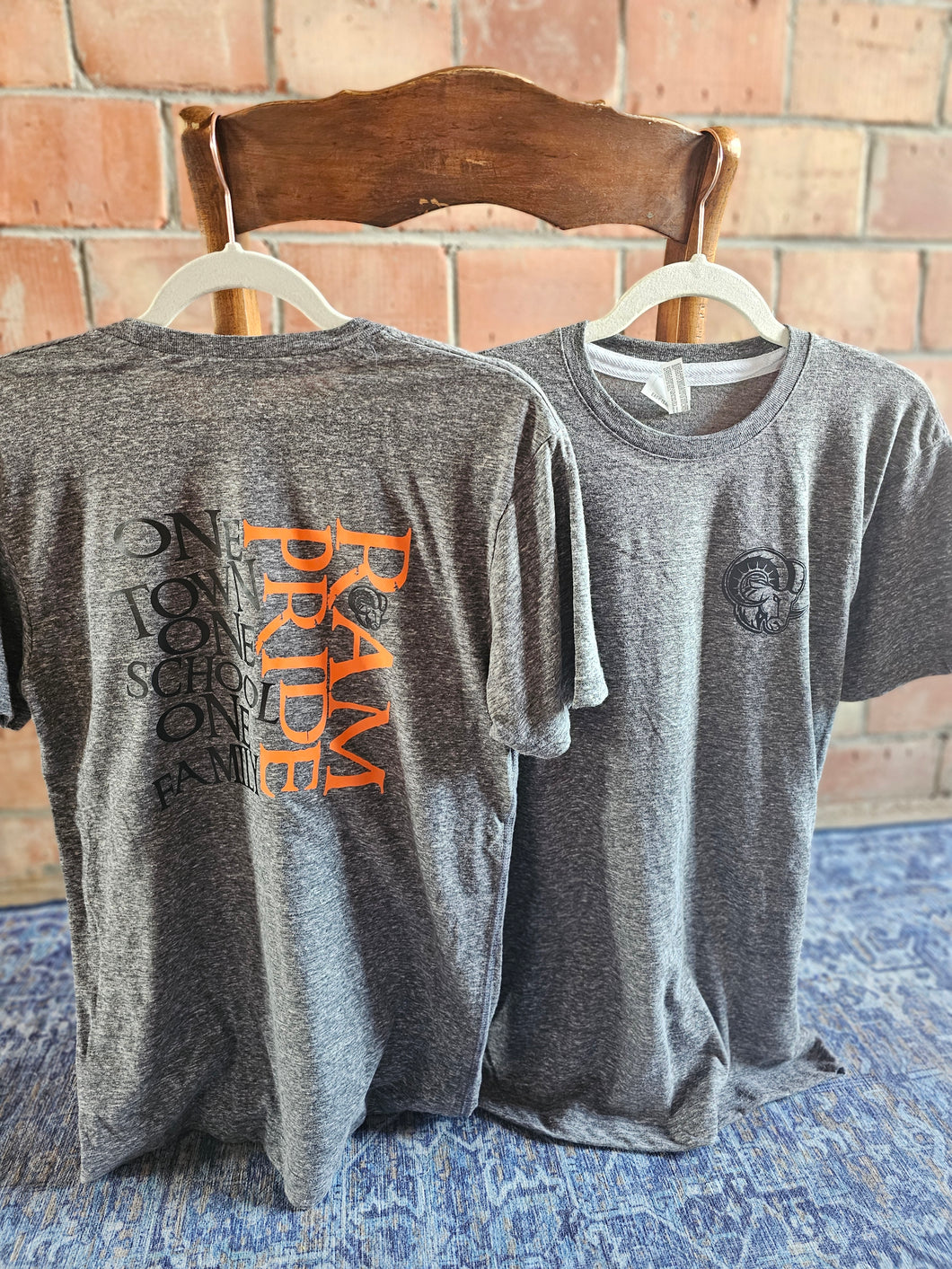 Ram Pride Unisex Tee in Athletic Heather Gray