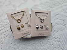Load image into Gallery viewer, Charm Necklace Gift Sets - 18K Gold PVD Stainless Steel - Gold + Silver - Various

