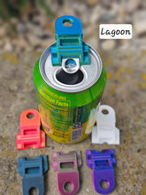 Load image into Gallery viewer, 3D Printed Pop Top Easy Open Can Opener &amp; Drink Cover- Various Colors - Handheld or Keychain
