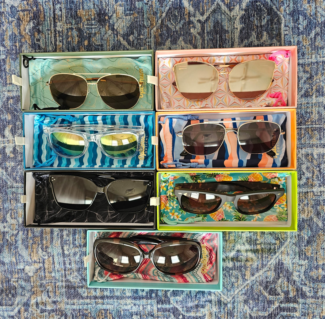 Optimum Optical UV Protected Sunglasses - Various Styles - Men + Women's