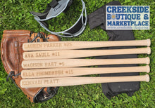 Load image into Gallery viewer, Wooden Baseball/Softball Bat 17.75" - Custom Laser Engraved

