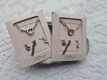 Load image into Gallery viewer, Charm Necklace Gift Sets - 18K Gold PVD Stainless Steel - Gold + Silver - Various
