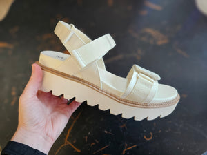 MIA Jony Wedge Sandal in Bone