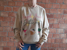 Load image into Gallery viewer, Jingle Juice Enthusiast Christmas Crewneck Sweater in Beige
