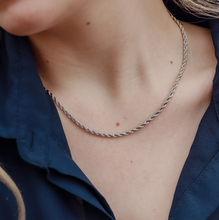 Load image into Gallery viewer, 18K PVD Gold or Stainless Steel 2mm Rope Chain Necklace &amp; Bracelet/Anklet
