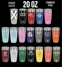 Load image into Gallery viewer, Mama floral hex engraved 20 oz tumbler

