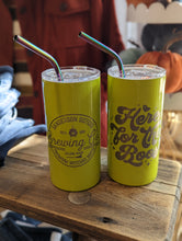 Load image into Gallery viewer, Spooky Season Engraved  Slim Can Cooler/Tumbler Combo
